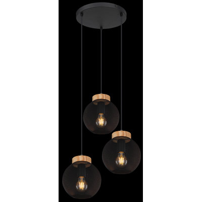 3 - Light Matte Black Pendant