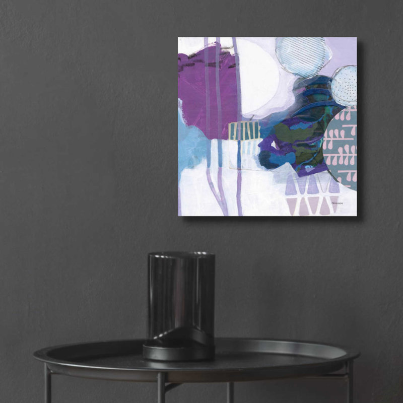 «Abstract Layers IV» par Kathy Ferguson, H 12 po x l 12 po x P 0,13 po