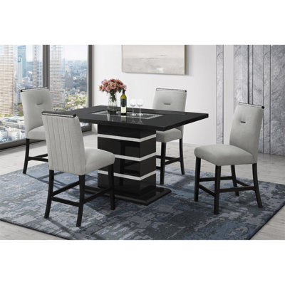 ARIYA BLACK BAR TABLE