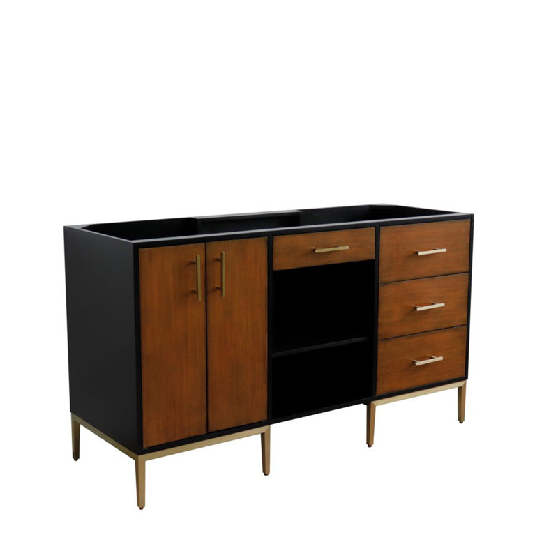 Ensemble de meuble-lavabo double l 60 po x P 22 po x H 35 po Ayoob