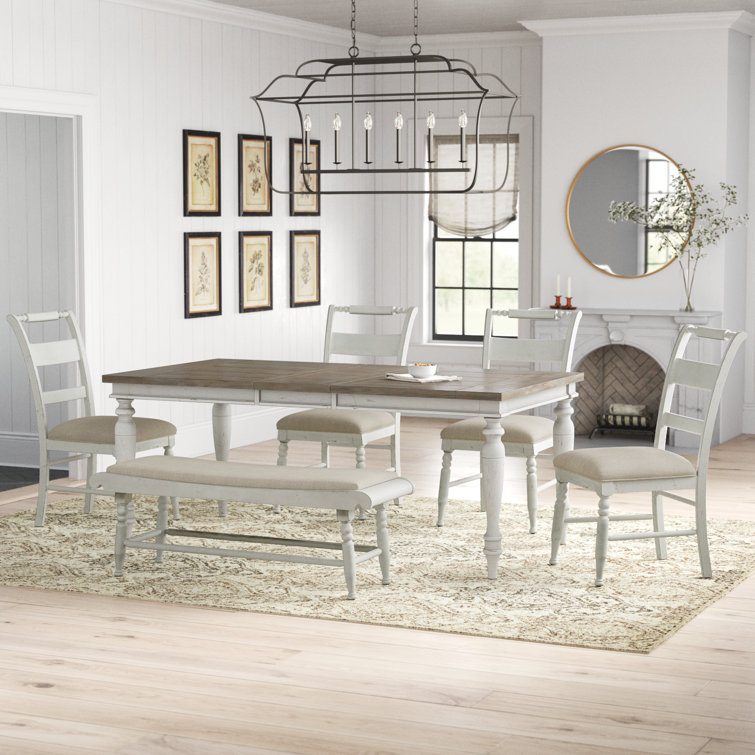 Bale 6 - Person Extendable Four Leg Dining Set