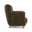 Fauteuil d'appoint en velours émeraude