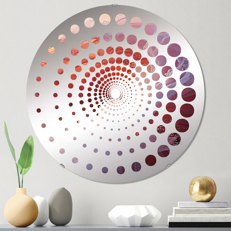 Damori Circle Mirror, 23.6" x 23.6"