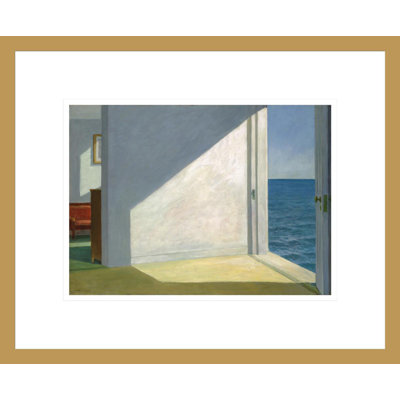 "Chambres par la mer" par Edward Hopper - impression giclée encadrée