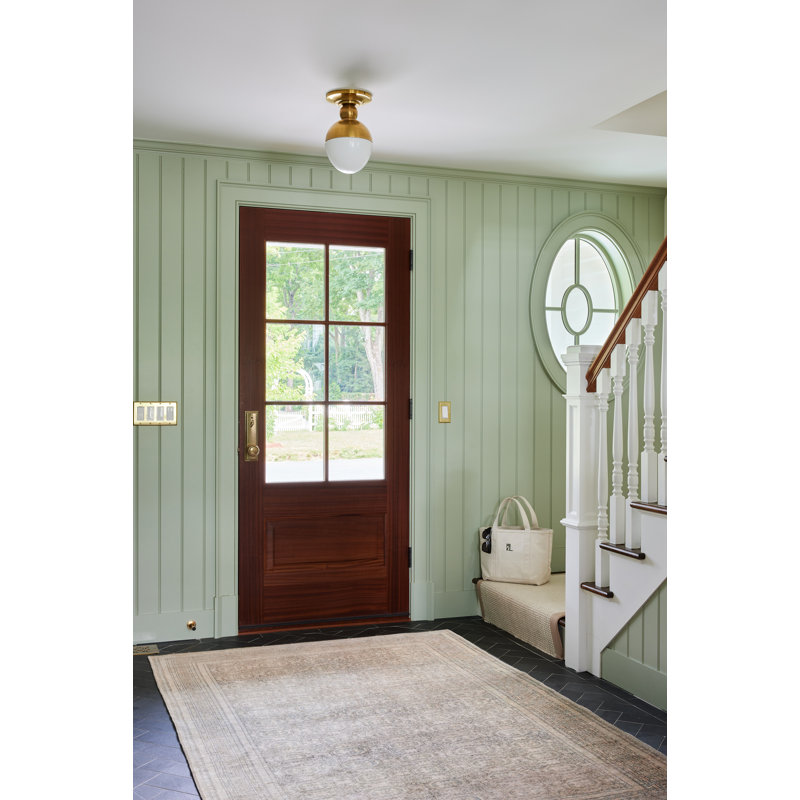 Erin Gates by Momeni Dorset Warren Polyester Green Area Rug, Rectangle 5' x 7'6"