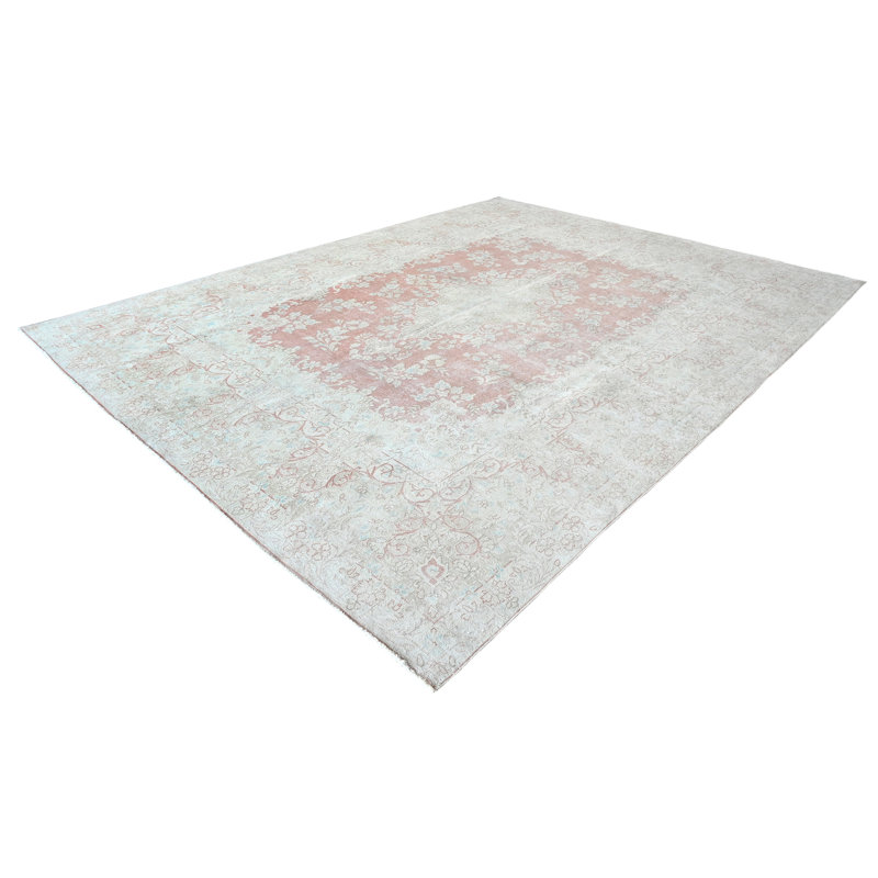 One-of-a-Kind Rectangle 9'8" X 12'9" Hand Knotted Area Rug