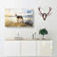 Border Collie Dog At The Beach In Abstract - Wrapped Canvas Painting-55315966
