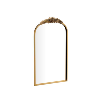 Embossed Arched Mirror