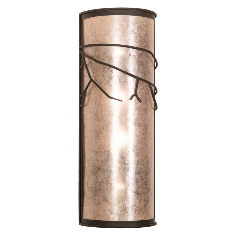 6" Wide Branches Left Wall Sconce, Oil Rubbed Bronze, 32" H x 12" W x 6" D