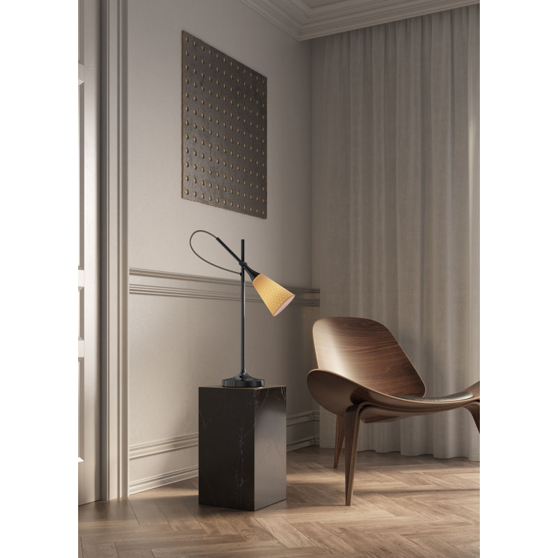Lampe de bureau 22,84 po Jamz, Noir