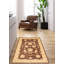 Tapis décoratif en laine de conception unique 3 pi 1 po x 5 pi 3 po noué à la main new age chobi