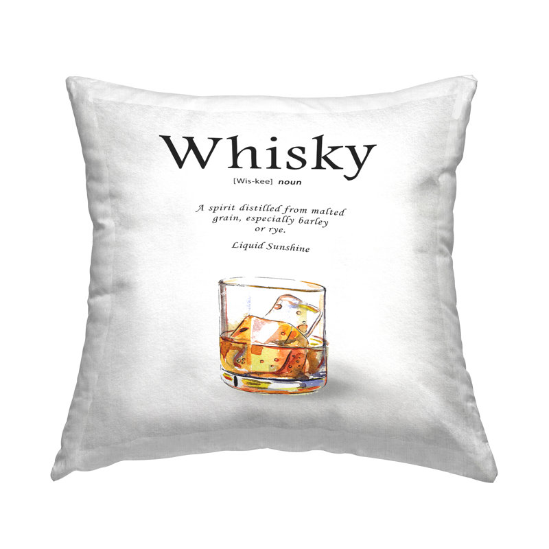 Conception de coussin décoratif Whiskey Définition par Elephant Stock