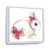 Cadre flottant blanc
