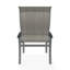 Belle Isle Sling Aluminum Frame Dining Height Supreme Arm Chair with Marine Grade Polymer Arm Accent-425489468-425489408
