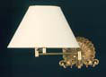 Creasy Swing Arm Sconce, Antique Silver