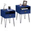 Table de chevet 1 tiroir en fer Adra-1162929787