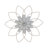 Yousaf Metal Floral Wall Decor with Layered Petals and Openwork Frame-933632516-933632518