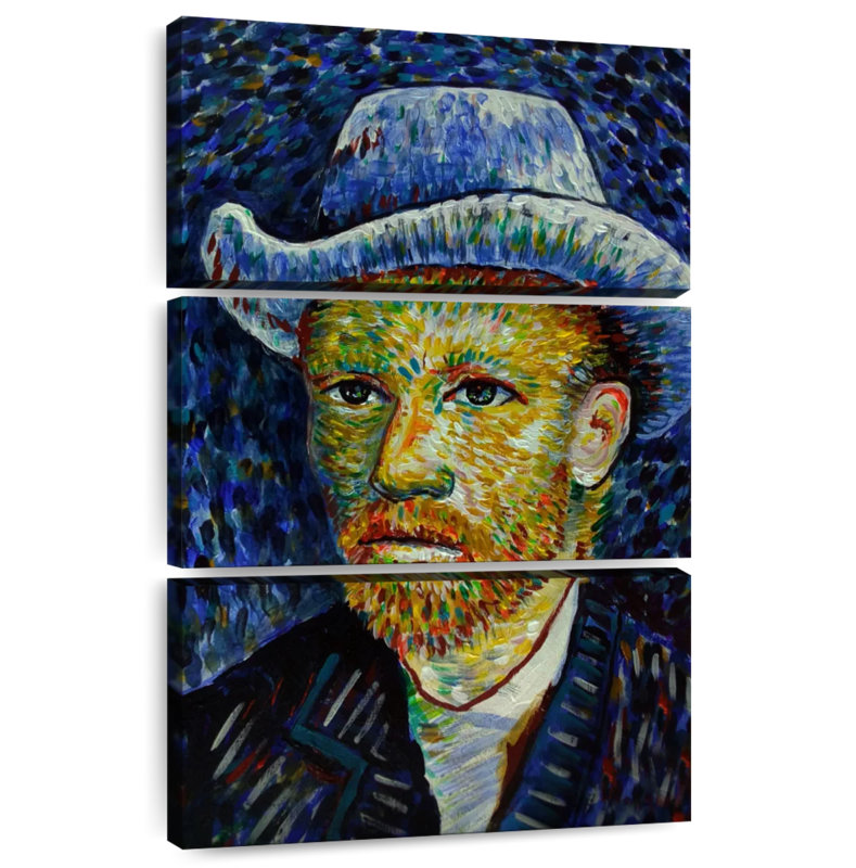 Vincent Van Gogh Portrait, 57" H x 36" W