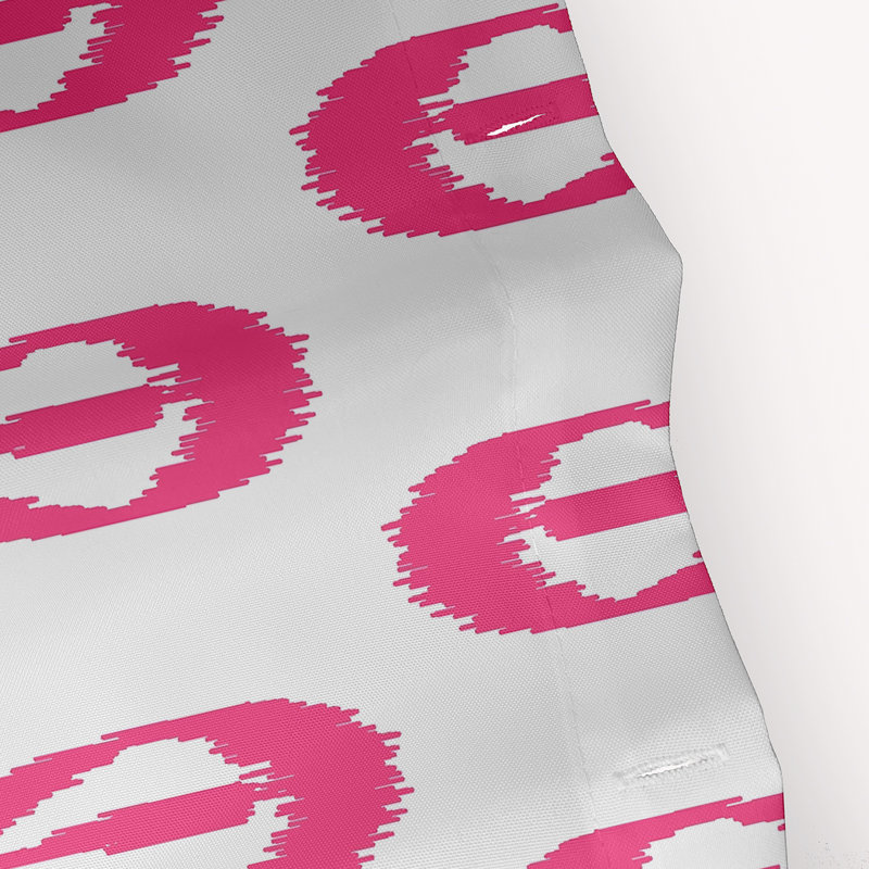 Rideau de douche Dalonta Ikat Tears, Rose