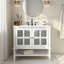 Meuble-lavabo 36 po avec lavabo en céramique - tablette réglable, charnières à fermeture en douceur?-2082068512