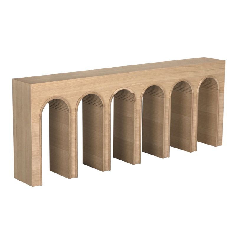 Enzo 83'' Solid Wood Console Table
