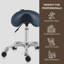 Tabouret à selle ergonomique réglable Latitude Run®-1280302406-1302237019