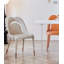 Chaise de salle à manger avec repose-pieds en cuir French French-644026076