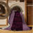 Machine Washable Checkered Brown Area Rug