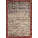 Hand-Knotted High-Quality Multi-Colored Area Rug