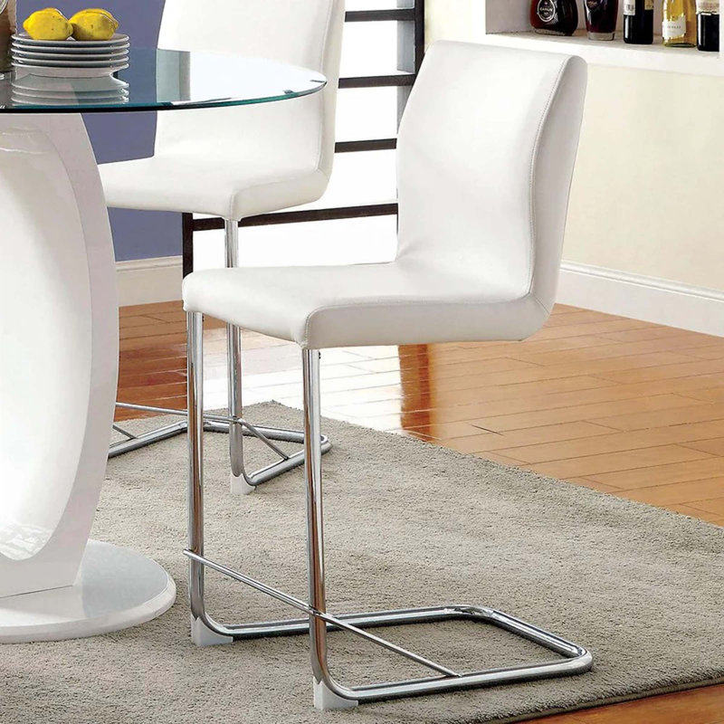 Chaises de salle à manger en similicuir 2 pièces