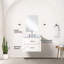 24 po L x P 18 po, meuble-lavabo blanc, comptoir en acrylique, robinet, ensemble de meuble-lavabo inclus, ensemble complet-1594643498
