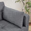 Canapé-lit en lin doux avec coussins décoratifs de 55,5 po de largeur Dewart (ensemble de 2)-106913271