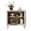 Buffet Mid-Century avec crédence et tablettes réglables-129460234