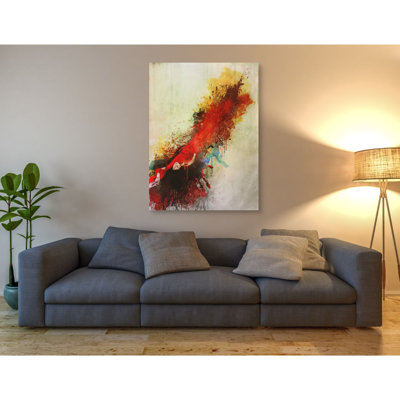 "Violemment heureux" par Mario Sanchez Nevado - peinture sur toile tendue