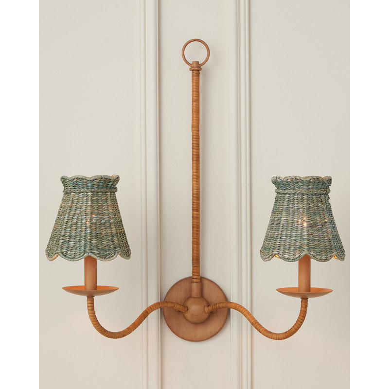 Annabelle Tapered Chandelier Shade, Teal