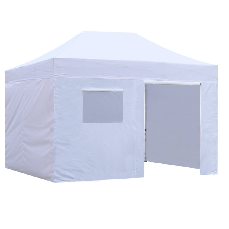 Auvent escamotable en acier Amber-Lee, Blanc, 10 pi x 15 pi