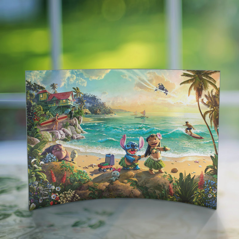 Disney (Lilo & Stitch) Curved Acrylic Print