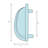 Cup Pulls 3 inch (76mm) Center-to-Center Satin Nickel Cabinet Cup Pull - 10 Pack-1970786031