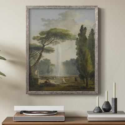 Vintage Floral Print CCCX Framed Print - Solid Wood