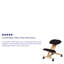Mobile Wooden Ergonomic Kneeling Office Chair-825288959