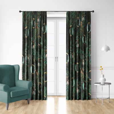 Semi Sheer Curtain Pair