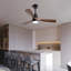 48 pouces ventilateur de plafond à profil bas DC 3 pales en bois massif ventilateur de ventilateur réversible avec télécommande-1838454495-1838454483