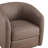 Bennett Genuine Leather Swivel Barrel Chair