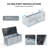 75 Gallons Plastic Foldable Deck Box Outdoor Indoor Storage Lid-113438170