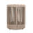 Outdoor Rope Chaise Lounge Set, Patio Lounge Chairs, Outside Poolside Lounge Furniture Set, Teak Look Wood Side Table And Beige Cushions, Chaise Lounge With Adjustable Backrest( Beige Rope)-175815417