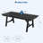 Outdoor Dining Table for 4-6, 66.9" Patio HDPE Garden Table-1821631261