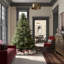 8.5" H Green Realistic Artificial Fir Christmas Tree with 1000 Lights LED Lights-1704475754