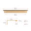 Expression Aluminum 5 1/16" Center to Center Finger Pull-26829284