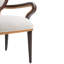 Camellia Field Dining Arm Chair - Linen/Warm Pecan