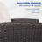 67.7" All-Weather Wicker 3-Seat Patio Sofa With Thick Cushions-1444401112-1444401094